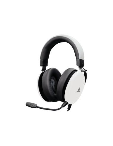 White Shark ELEPHANT Auriculares Alámbrico Diadema Juego Blanco, Negro