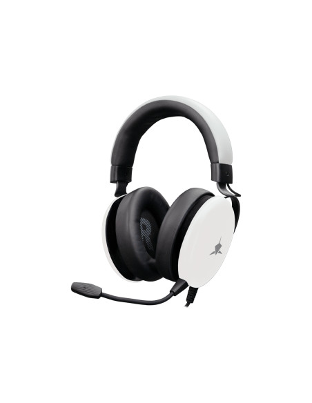White Shark ELEPHANT Auriculares Alámbrico Diadema Juego Blanco, Negro