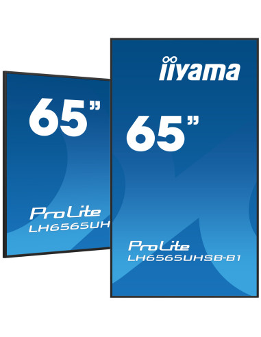 iiyama LH6565UHSB-B1 pantalla de señalización Diseño de quiosco 163,8