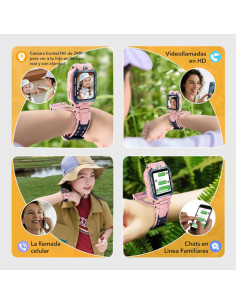 Imoo X10 4G GPS Videollamada 44mm Pantalla HD Rosa Resistencia Agua IP68 SOS Infantil Control parental 2