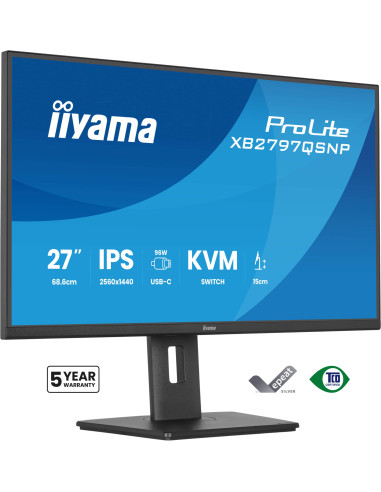 iiyama ProLite XB2797QSNP-B1 pantalla para PC 68,6 cm (27") 2560 x