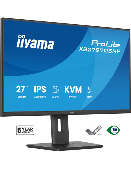 iiyama ProLite XB2797QSNP-B1 pantalla para PC 68,6 cm (27") 2560 x
