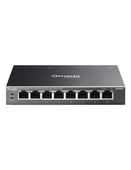 SWITCH TP-LINK ES208GP GIGABIT 8 PUERTOS POE+