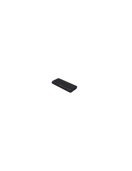 TooQ Shinobi Caja externa para unidad de estado sólido (SSD) Negro M.2