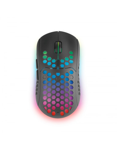 Mars Gaming MMW3, Ratón Gaming Inalámbrico, RGB Flow, Ultraligero