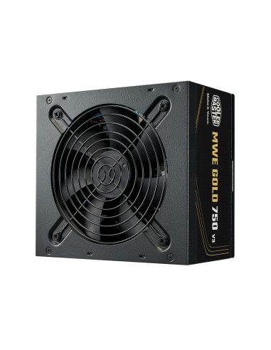Cooler Master MWE Gold V3 ATX 3.1 Non-Modular Series unidad de fuente de alimentación 750 W 24-pin ATX Negro