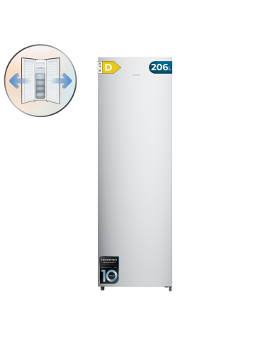 Bolero CoolMarket UF 206 W Inox D