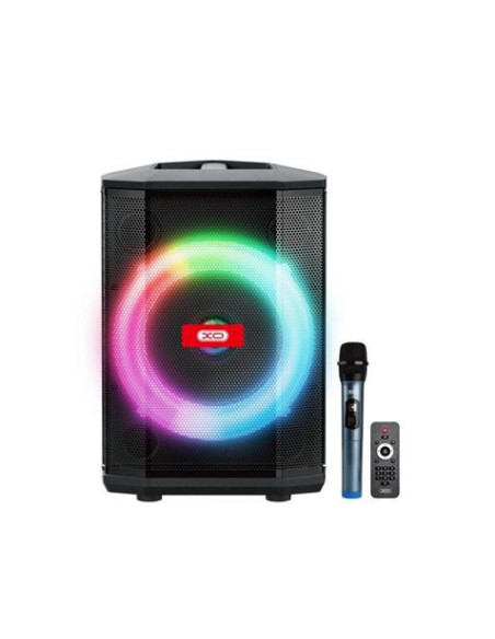 ALTAVOZ KARAOKE RGB 40W CON MICROFONO INALAMBRICO F53