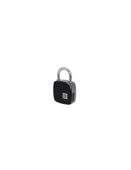 candado con huella dactilar phoenix hasta 10 personas distintas resistente al agua ip65 uso exterior negro PHDIGILOCK