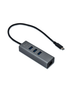 Hub i-tec usb tipo-c 3 puertos usb 3.2 gen 1 + 1puerto ethernet gris 2