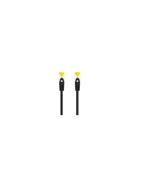 Nanocable Cable Red Latiguillo RJ45 LSZH CAT.6A SFTP AWG26, Negro, 25