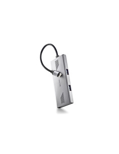 NGS WONDERDUO-C USB Tipo C 5000 Mbit/s Plata