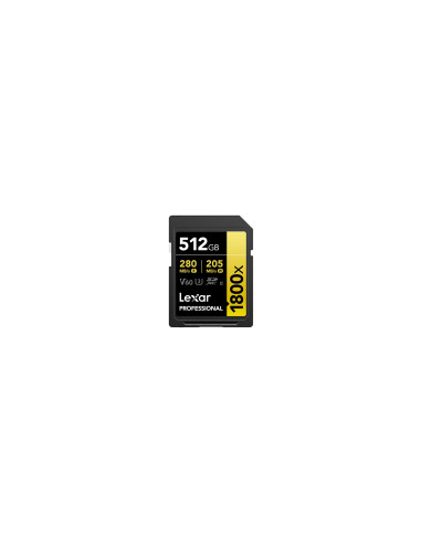 Lexar Professional 1800x 512 GB SDXC UHS-II Clase 10