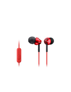 Sony MDR-EX110AP Auriculares dentro de oido 3.5mm rojo