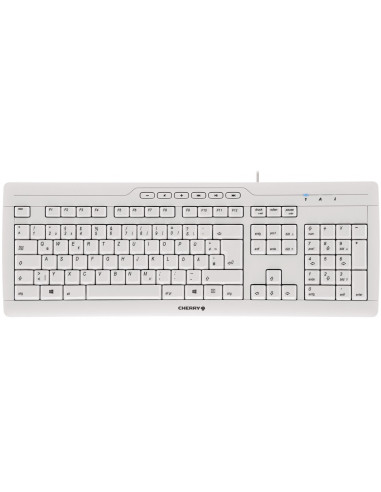 TECLADO CHERRY STREAM 3.0 USB BLANCO G85-23200ES-0