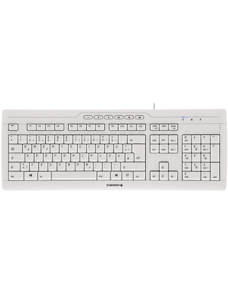 TECLADO CHERRY STREAM 3.0 USB BLANCO G85-23200ES-0
