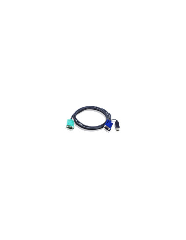 CABLE VGA M A VGA M + USB A 5M ATEN NEGRO 2L-5205U