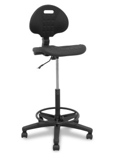 TABURETE PATERNA POLIURETANO NEGRO T31