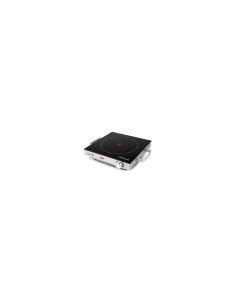 PLACA VITROCERAMICA ORBEGOZO PCE 5000 2000W Í˜205MM TERMOSTATO REGULABLE CUERPO ACERO INOX SUPERFICIE CRISTAL TEMPLADO 16798