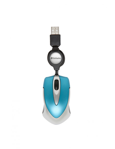 Raton Verbatim Go Mini ratón Ambidextro USB tipo A Í“ptico 1000 DPI