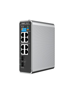 Ruijie Networks RG-NIS2100 Gestionado L2 Gigabit Ethernet (10/100/1000) Energía sobre Ethernet (PoE) Negro, Acero inoxidable