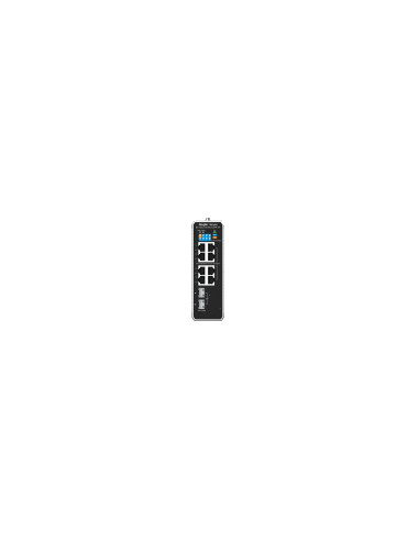 Ruijie Networks RG-NIS2100 Gestionado L2 Gigabit Ethernet (10/100/1000) Energía sobre Ethernet (PoE) Negro, Acero inoxidable