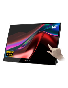Verbatim Portable 14" FHD Touch Monitor LIGHT Monitor portátil Negro