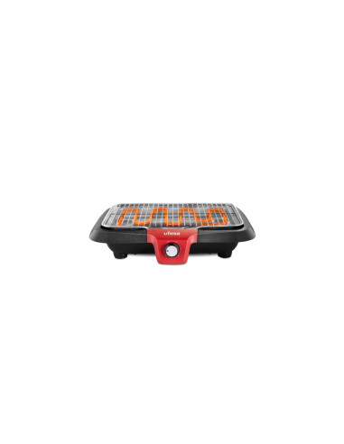Ufesa BB7640 parrilla de interior 2300 W Negro, Rojo