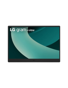 LG 17MT70 Monitor portátil Negro, Acero inoxidable 43,2 cm (17") LED