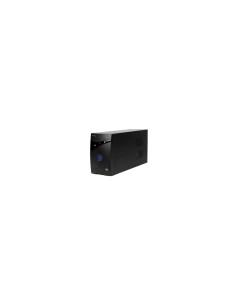 SAI LINEA INTERACTIVA WOXTER UPS 1200 VA 720W 3XSCHUKO DISPLAY LED FUNCION AVR CARCASA METALICA NEGRO PE26-081