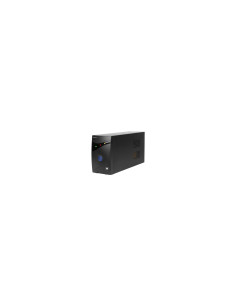SAI LINEA INTERACTIVA WOXTER UPS 2000 VA 1200W 2XSCHUKO DISPLAY LED FUNCION AVR CARCASA METALICA NEGRO PE26-162