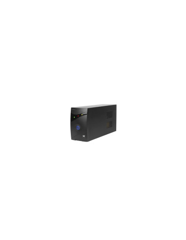 SAI LINEA INTERACTIVA WOXTER UPS 800 VA 480W 2XSCHUKO DISPLAY LED FUNCION AVR CARCASA METALICA NEGRA PE26-063