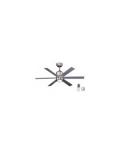 VENTILADOR DE TECHO CON LUZ ORBEGOZO CP 50120 65W 120CM 3 VELOCIDADES MANDO A DISTANCIA PLATA 13860