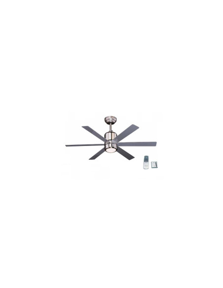 VENTILADOR DE TECHO CON LUZ ORBEGOZO CP 50120 65W 120CM 3 VELOCIDADES MANDO A DISTANCIA PLATA 13860