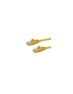 StarTech.com Cable de Red de 0,5m Amarillo Cat6 UTP Ethernet Gigabit