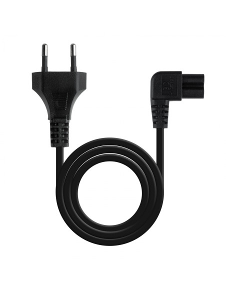 TooQ Cable de Alimentacion CEE7/16 macho a c7 acoplador hembra 3m