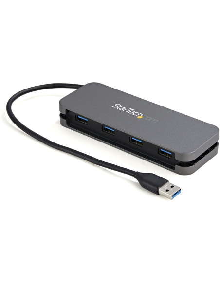 StarTech.com HB30AM4AB hub de interfaz USB 3.2 Gen 1 (3.1 Gen 1)