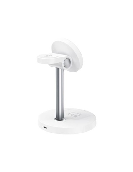CARGADOR INALAMBRICO MAGNETICO 3 EN 1 CX038 BLANCO XO