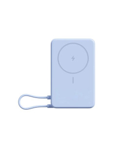 BATERÍA EXTERNA POWERBANK XIAOMI MAGNETIC CON MAGSAFE, CABLE INTEGRADO Y SOPORTE 10.000MAH AZUL