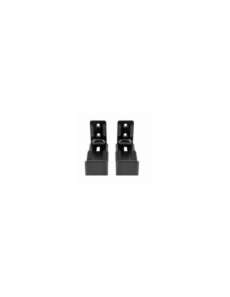 Gembird WM-SB-01 soporte de altavoz Pared Acrilonitrilo butadieno estireno (ABS), Acero Negro