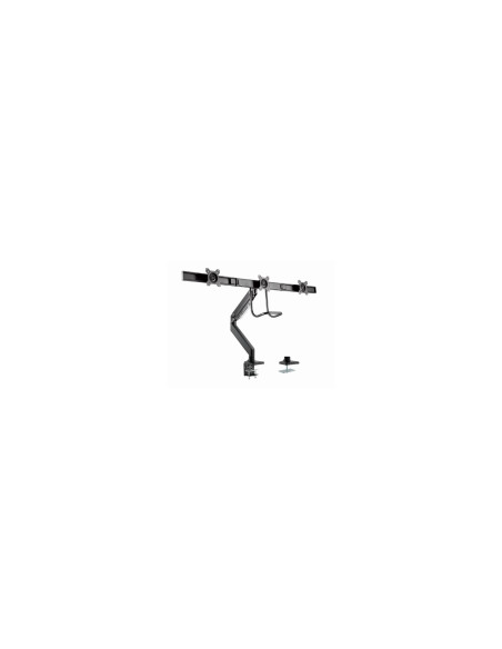 Gembird MA-DA3-03 soporte para monitor 68,6 cm (27") Negro Escritorio