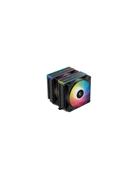 DeepCool AG620 BK ARGB V2 Conjunto de chips, Placa base Refrigerador de aire 12 cm Negro 1 pieza(s)