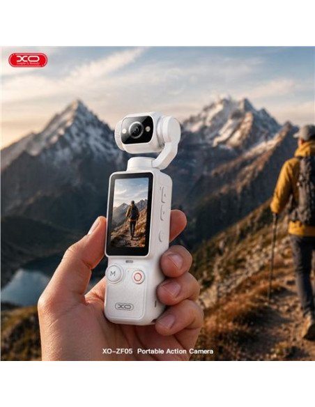 CAMARA ACCION PORTATIL UHD 4K BLANCA ZF05 XO