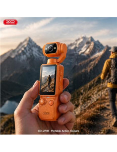 CAMARA ACCION PORTATIL UHD 4K NARANJA ZF05 XO 2