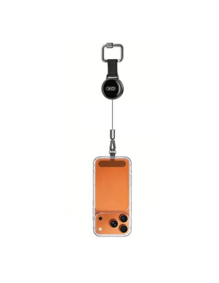 LLAVERO MOSQUETON RETRACTIL PARA SMARTPHONE SF16 XO