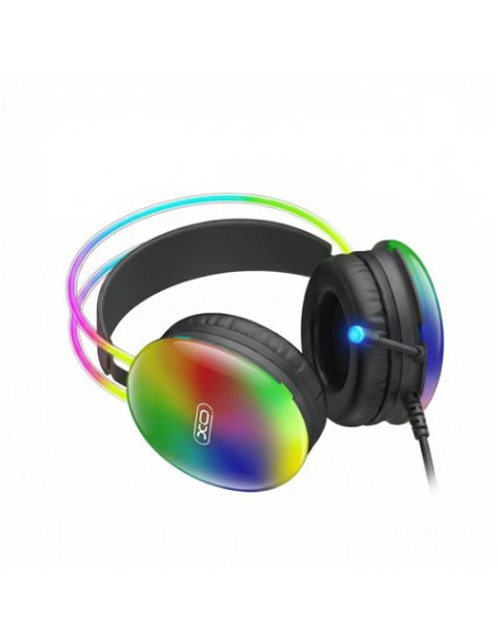 AURICULARES GAMING DIADEMA CON CABLE NEGRO GE11 XO