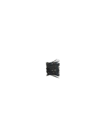 Gembird NYTFR-250X3.6 presilla Nylon Negro 100 pieza(s)