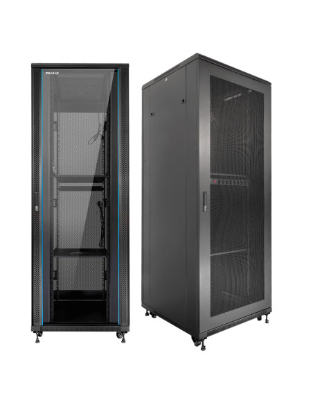 Phasak Armario Rack PRO 19" 47U 800 x 1000 negro con ventilación - PHO 8147