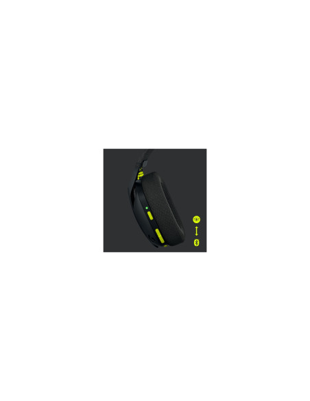 Logitech G G435 LIGHTSPEED Wireless Gaming Headset Auriculares Inalámbrico Diadema Juego Bluetooth Negro