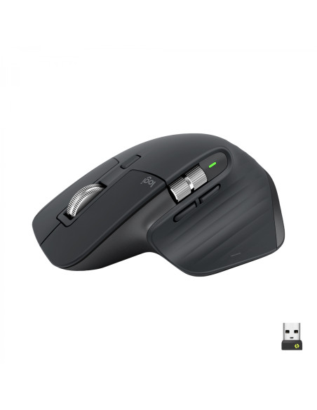 Logitech MX Master 3S ratón mano derecha RF Wireless + Bluetooth